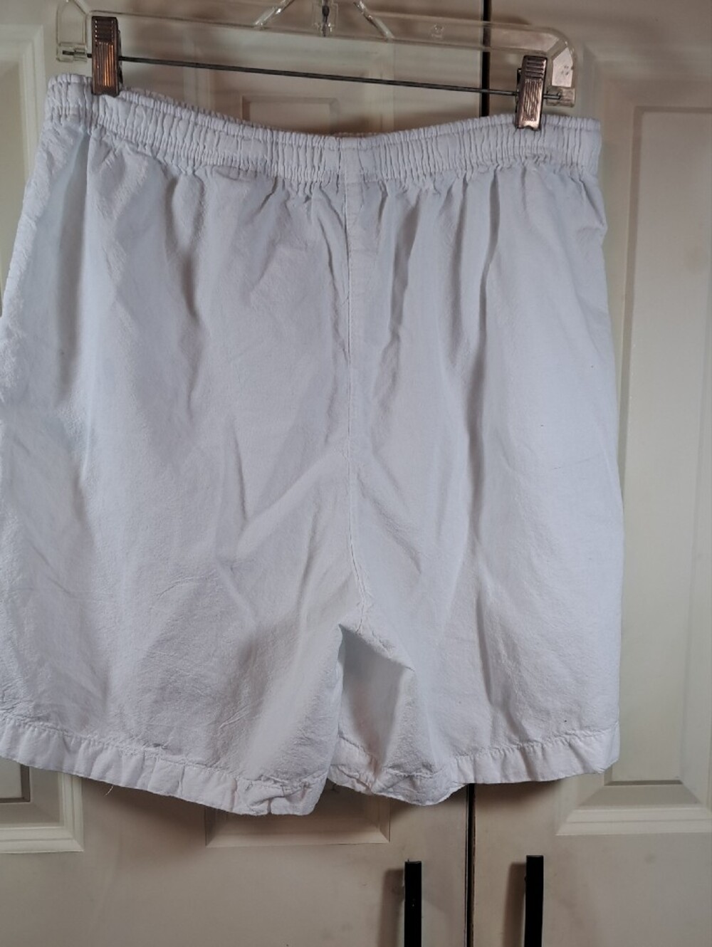 Erika Women's White Athletic Pull-On Shorts - Picture 4 of 5